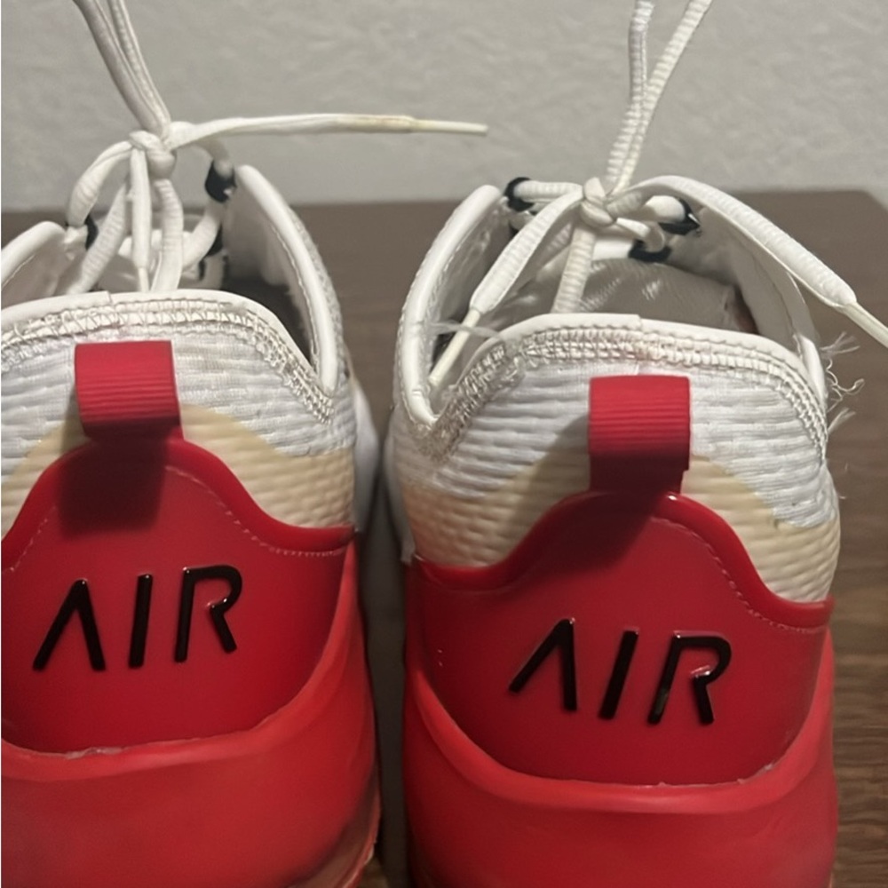 Kids Red and White Sneakers